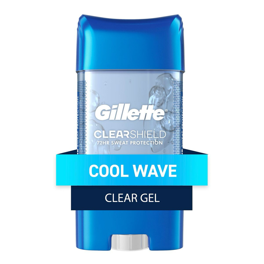 GILLETTE CLEAR GEL 3.8 OZ COOL WAVE