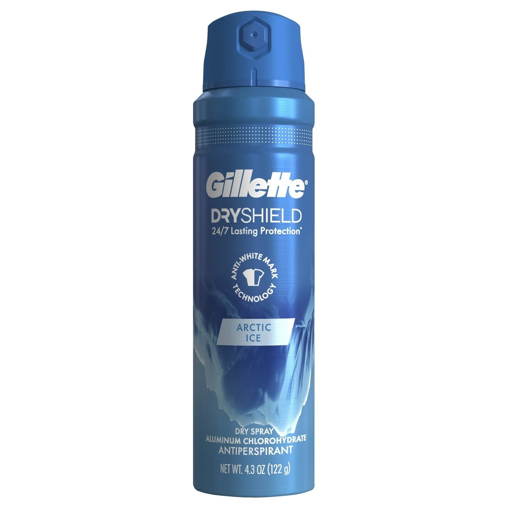 GILLETTE DEO SPRAY AF 4.3 OZ ARCTIC ICE