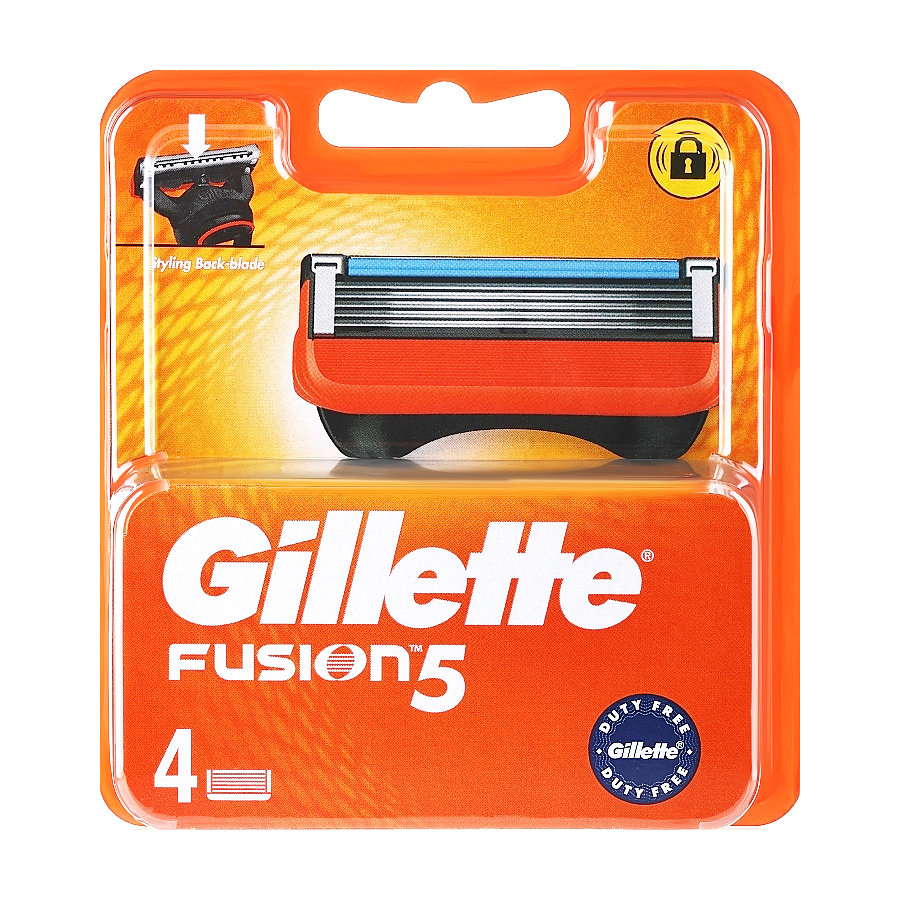 GILLETTE FUSION 4 CT CARTRIDGE (IMPORT)