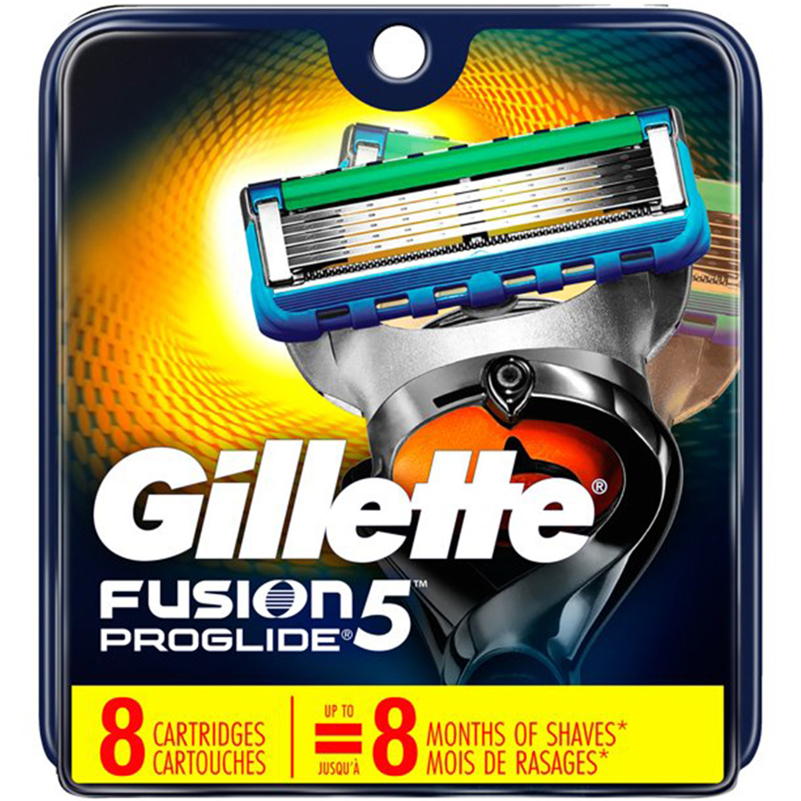 GILLETTE FUSION 5 CARTRIDGES 8 CT PROGLIDE