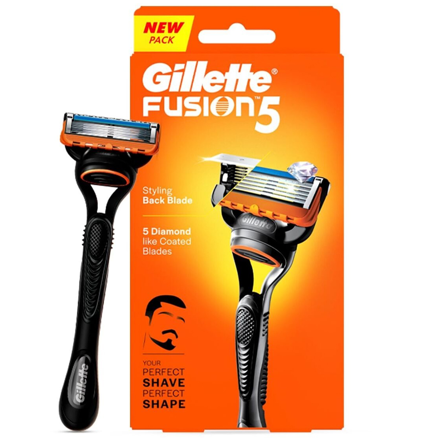 GILLETTE FUSION 5 RAZOR 1 CT WITH STYLING BACK BLADE FOR MEN