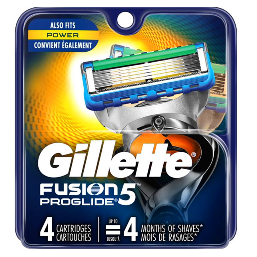 GILLETTE FUSION PROGLIDE 4'S USA