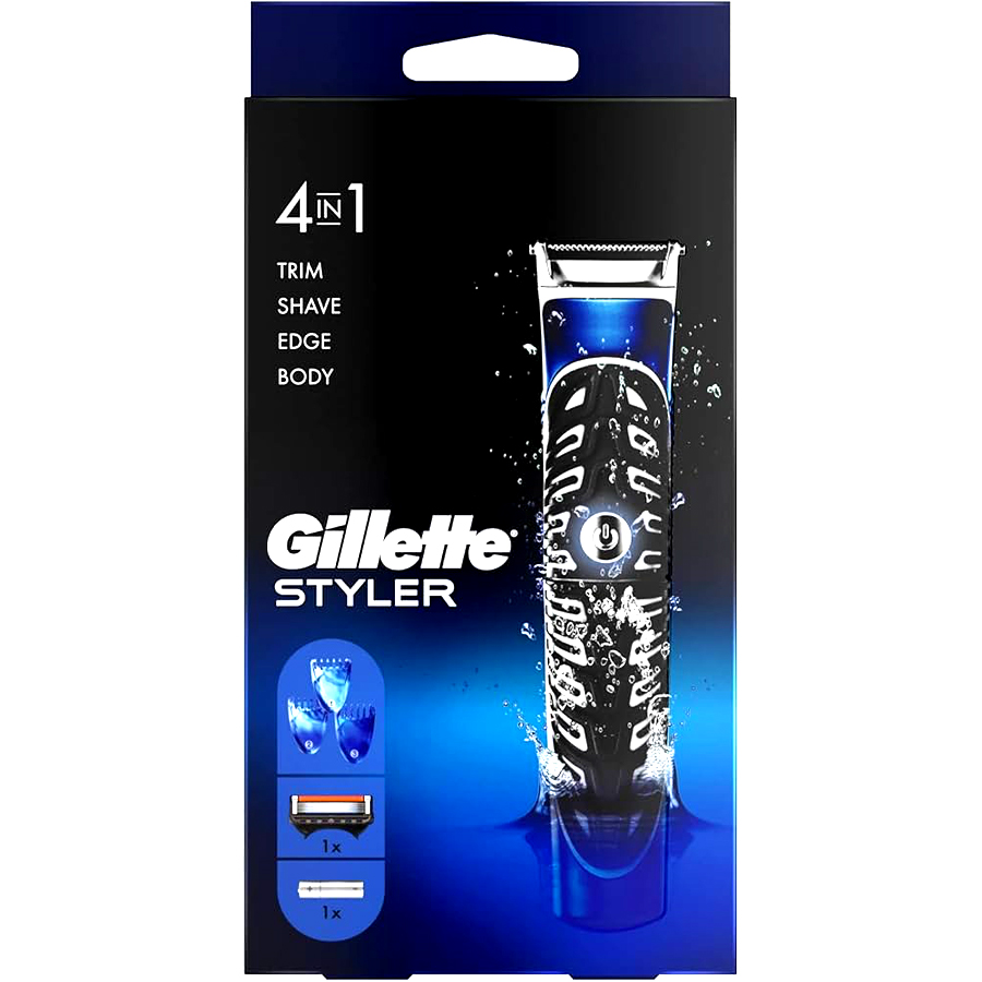 GILLETTE FUSION PROGLIDE STYLER 1 CT 4 IN 1