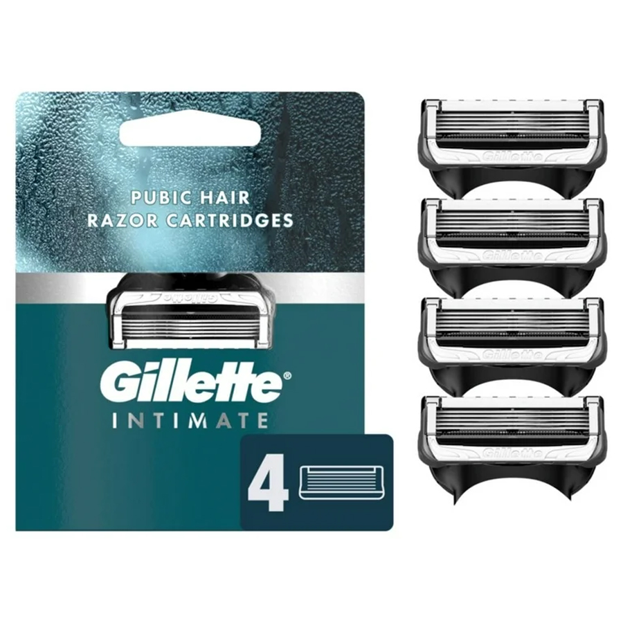 GILLETTE INTIMATE CARTRIDGES 4 CT