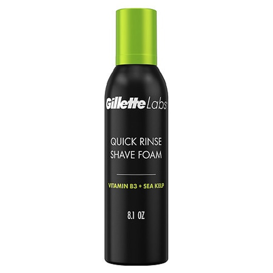 GILLETTE LABS SHAVING FOAM 229 GM QUICK RINSE WITH VIT B3