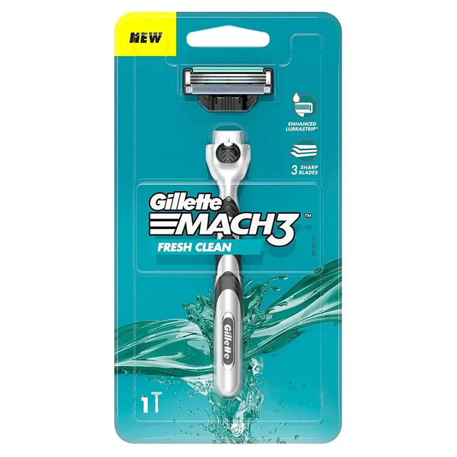 GILLETTE MACH3 1 RAZOR + 4 CARTRIDGES SUPER SAVER PACK