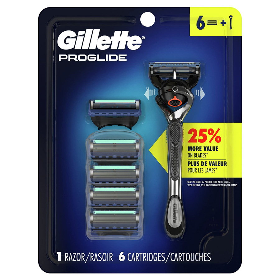 GILLETTE RAZOR 6+1 CT PROGLIDE