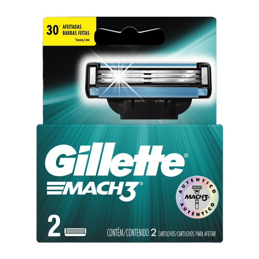 GILLETTE RAZOR MACH 3 2 CT