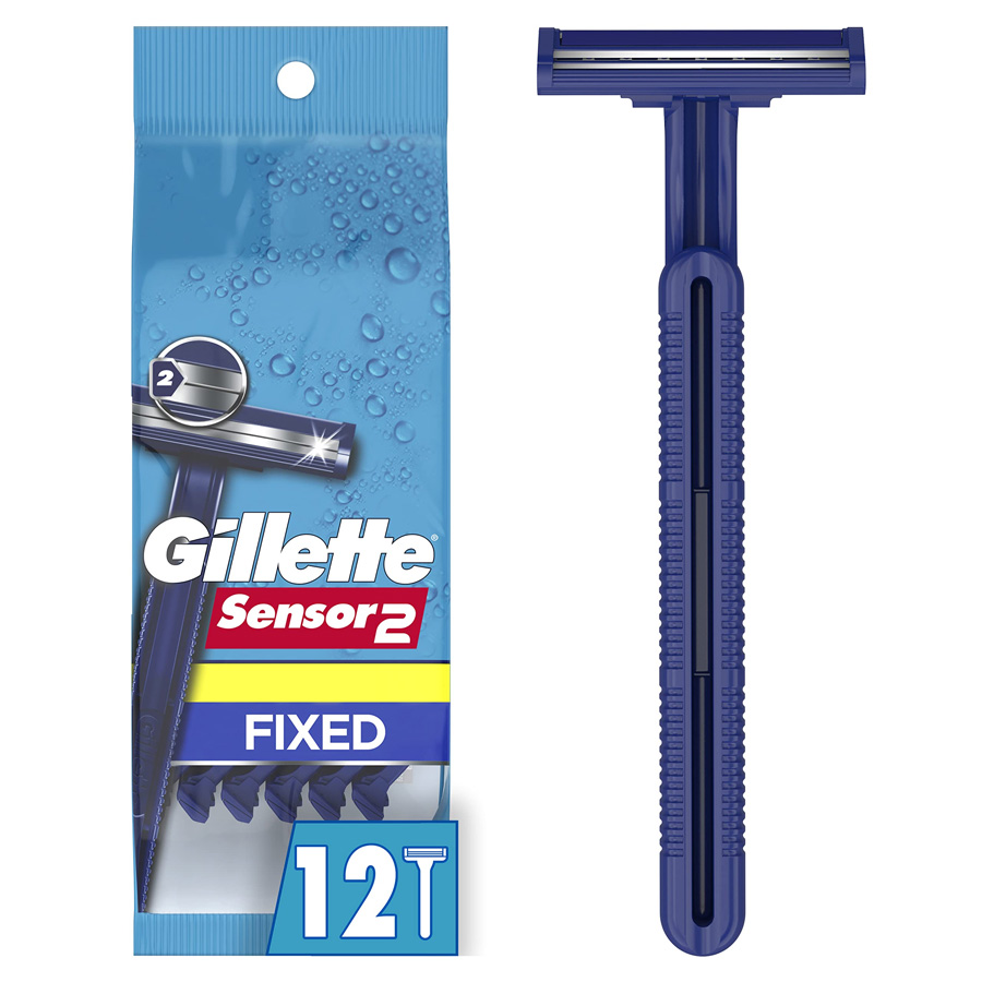 GILLETTE SENSOR 12 CT DISPOSABLE