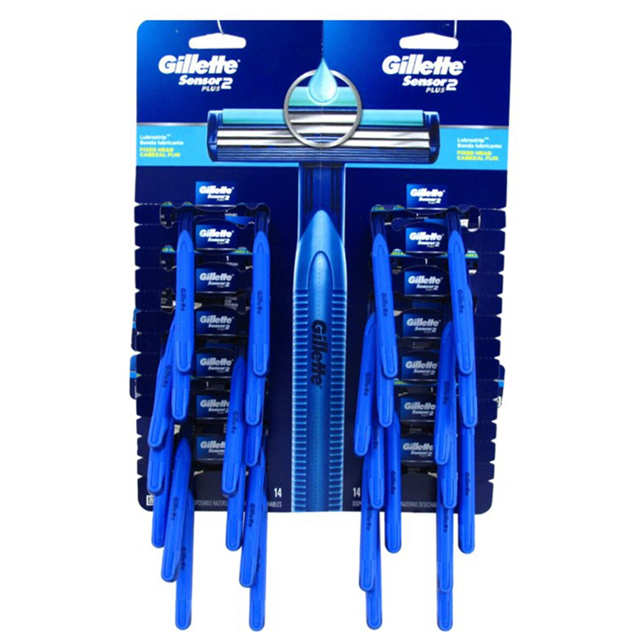 GILLETTE SENSOR 2 PLUS 28/1 CT CARD