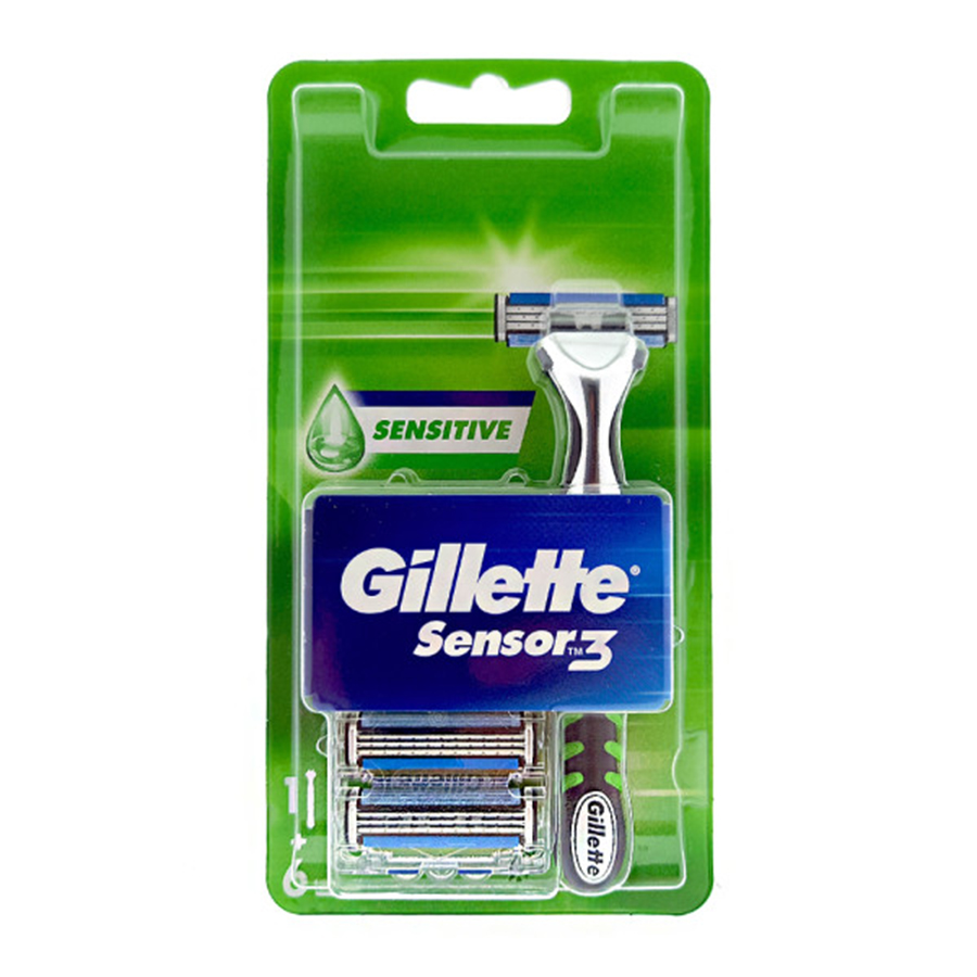 GILLETTE SENSOR 3 6+1 CT SENSITIVE