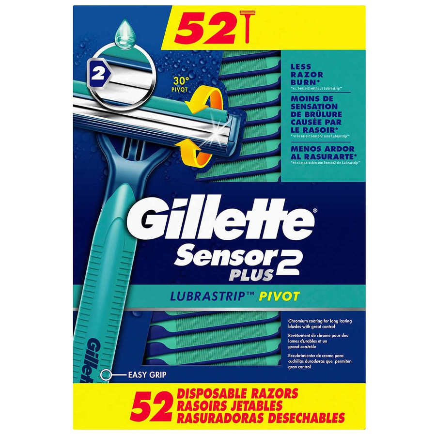 GILLETTE SENSOR PLUS 52CT