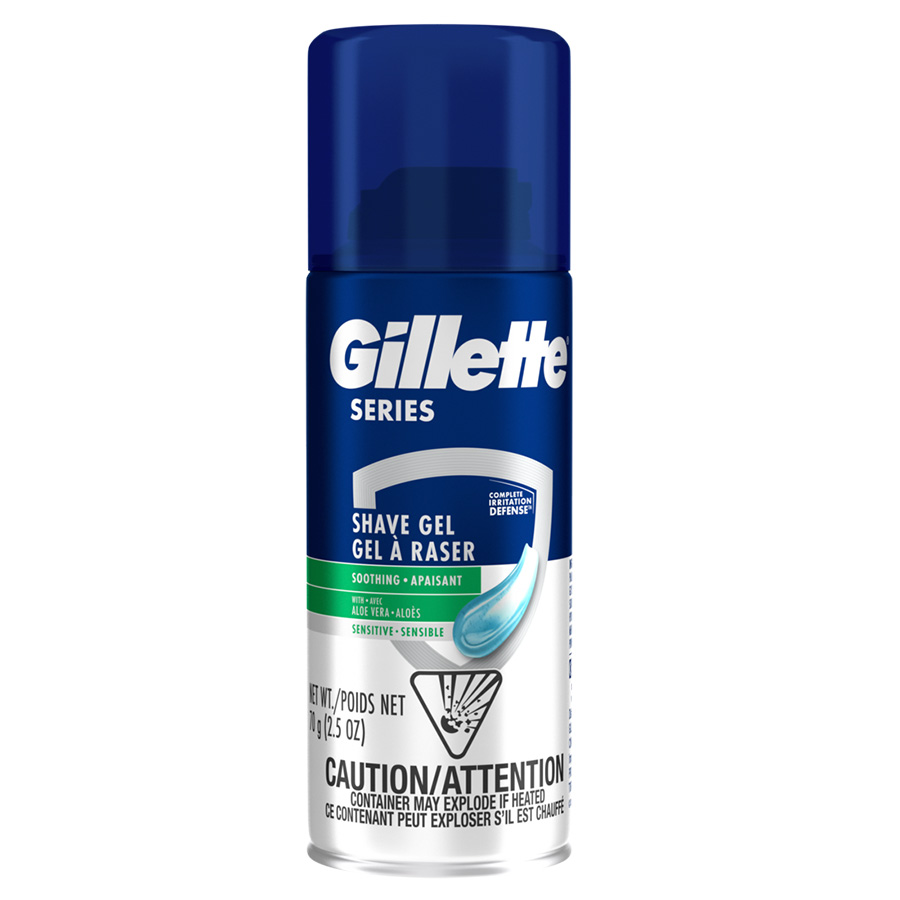 GILLETTE SHAVE GEL 2.5 OZ ALOE VERA