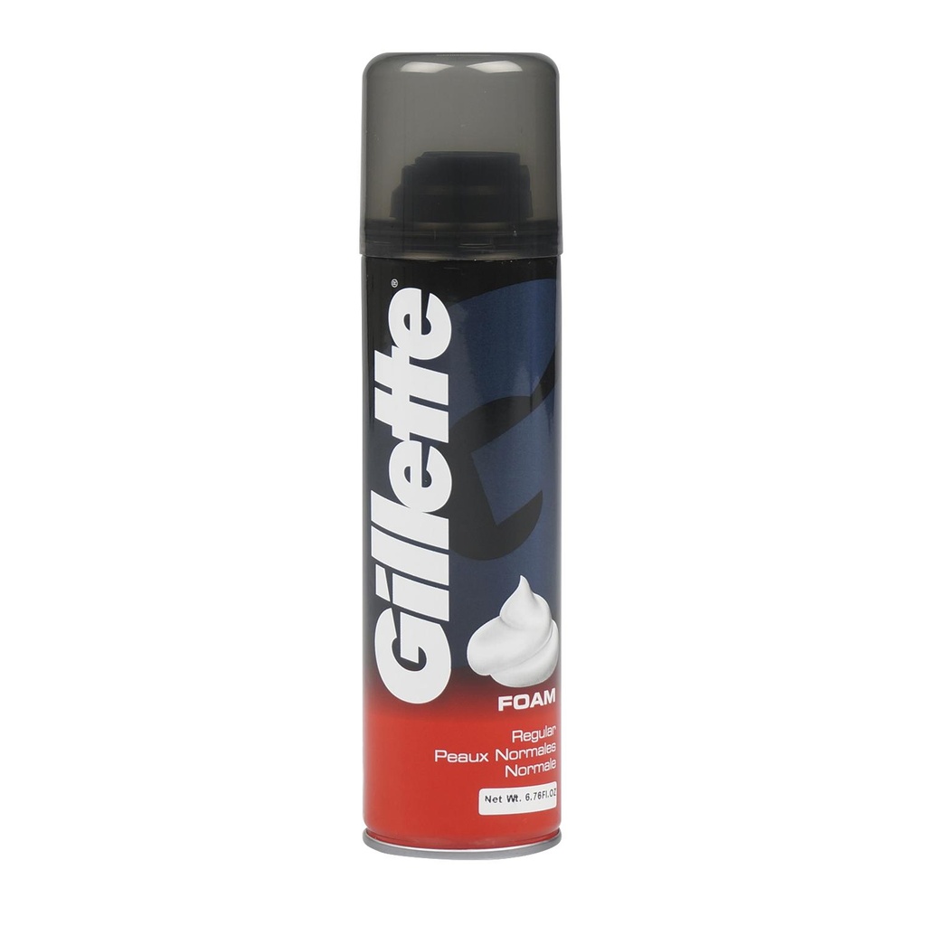 GILLETTE SHAVING FOAM 200 ML REGULAR