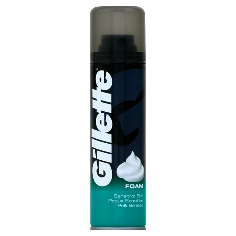 GILLETTE SHAVING FOAM 200 ML SENSITIVE