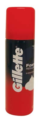 GILLETTE SHAVING FOAMY 2 OZ REGULAR