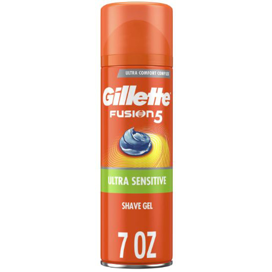 GILLETTE SHAVING GEL 7 OZ FUSTION 5 ULTRA SENSITIVE
