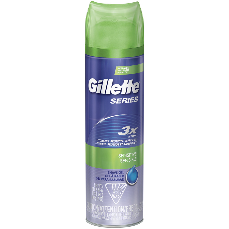 GILLETTE SHAVING GEL 7 OZ SOOTHING TWIN PACK