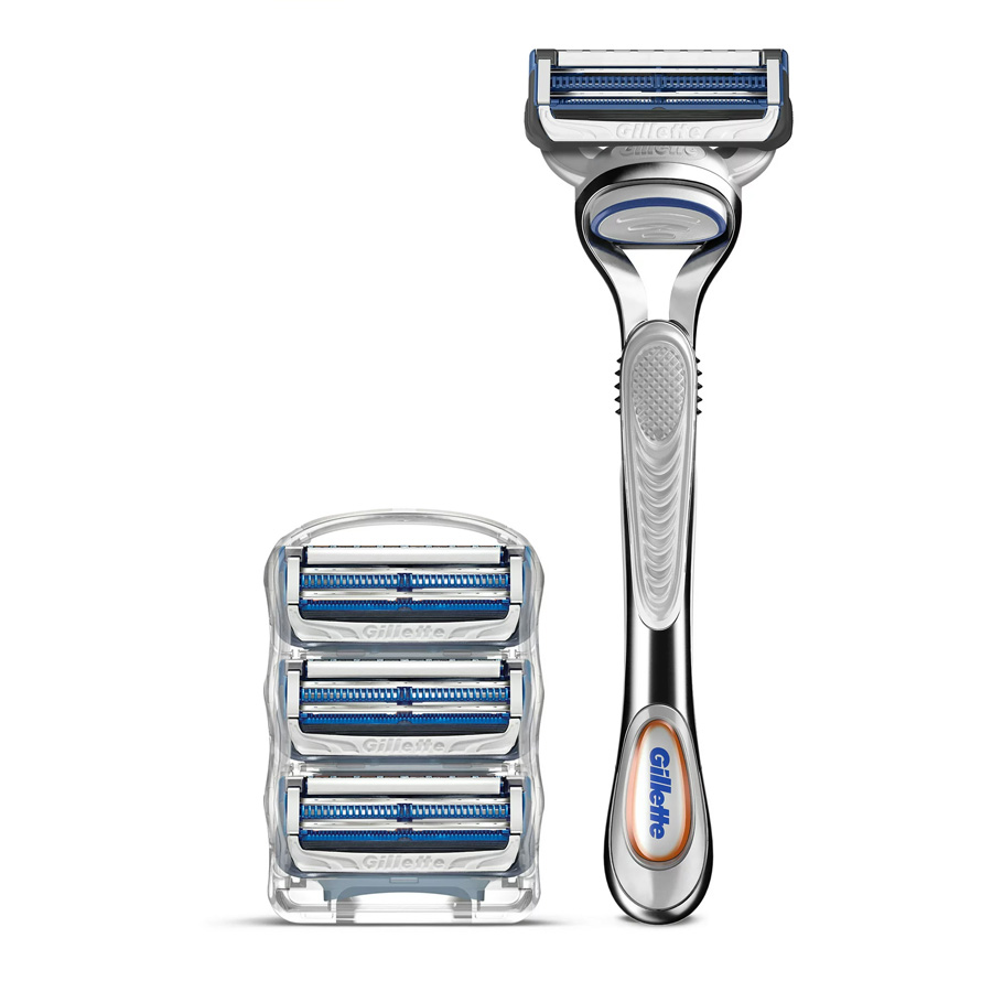 GILLETTE SKINGUARD 1 PK MEN'S RAZOR + 3 REFILLS