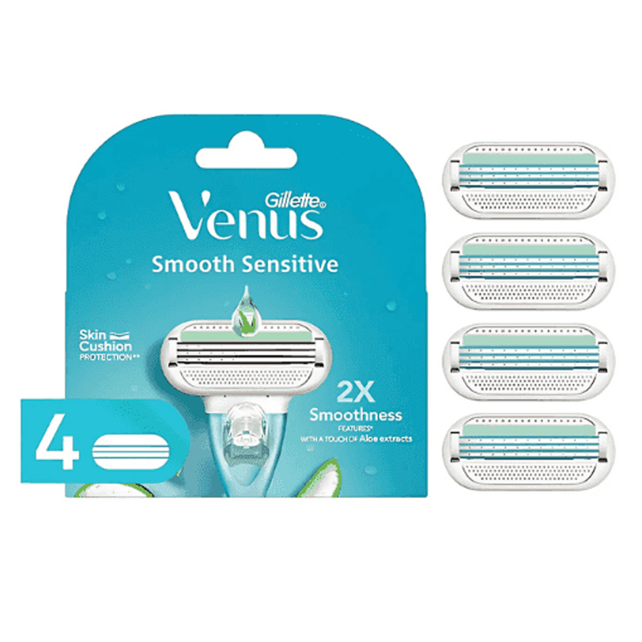 GILLETTE VENUS 3 CARTRIGES 4 CT WITH ALOE VERA FOR WOMEN