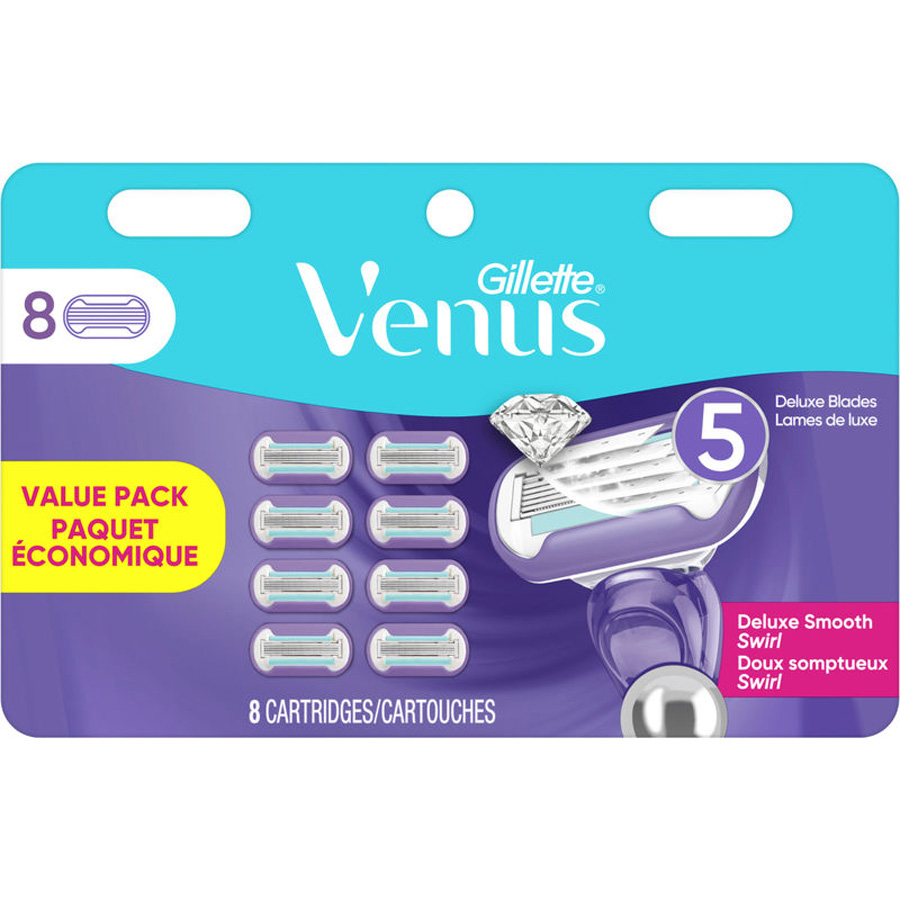 GILLETTE VENUS 8 CT VALUE PACK DELUX SMOOTH