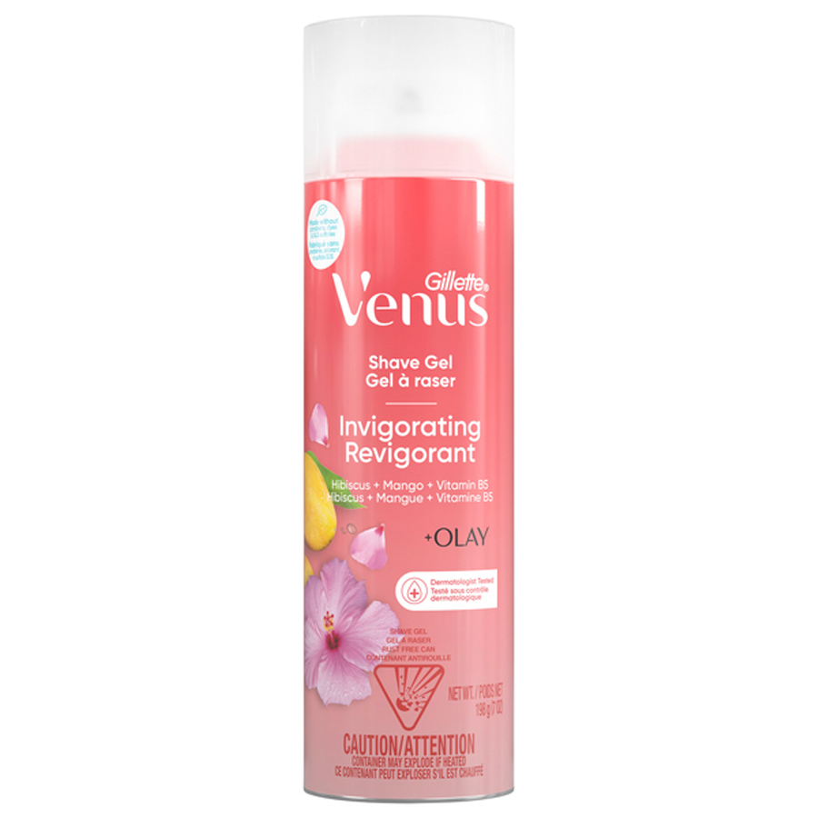 GILLETTE VENUS SHAVE GEL 7 OZ INVIGORATING FOR WOMEN
