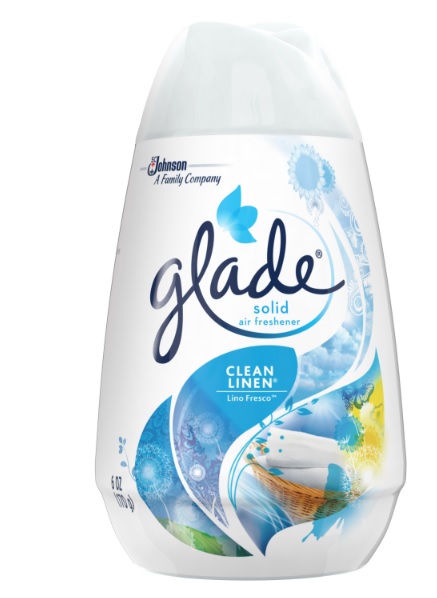 GLADE AIR FRESHENER 6 OZ SOLID CLEAN LINEN