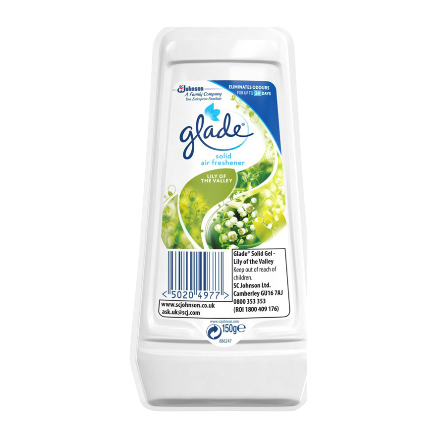 GLADE AIR FRESHENER GEL 150 G LILLY OF VALLEY