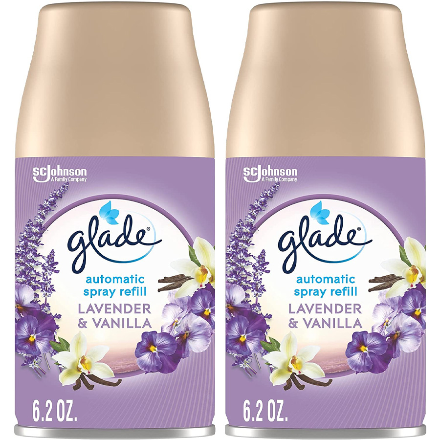 GLADE AIR FRESHENER REFILL 6.2 OZ 2 PK LAVENDER & VANILLA