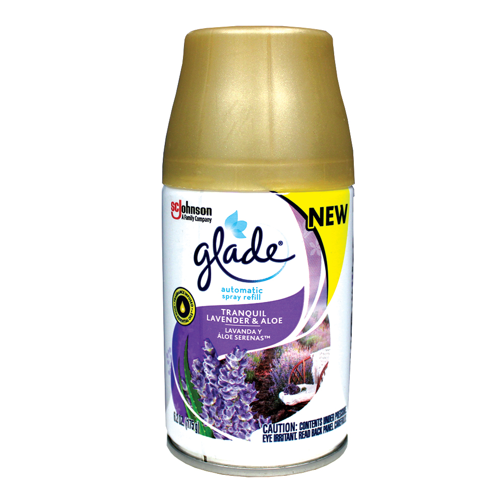 GLADE AIR FRESHENER REFILL 6.2 OZ TRANQUIL LAVENDER & ALOE
