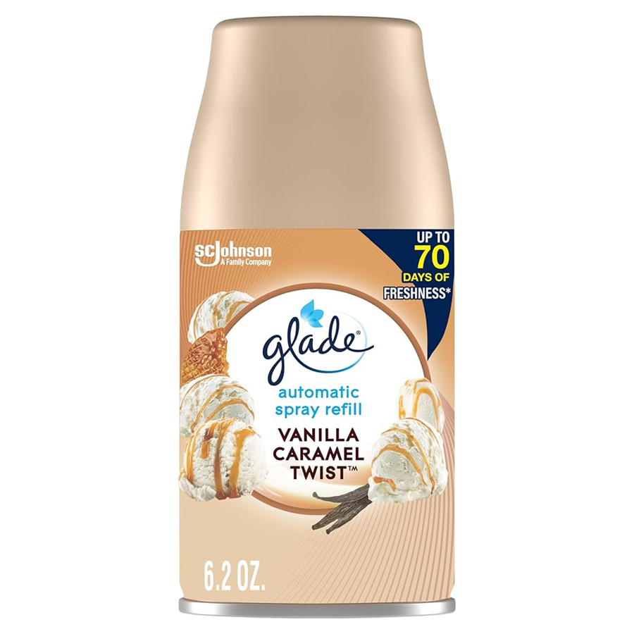 GLADE AIR FRESHENER REFILL 6.2 OZ VANILLA CARAMEL TWIST