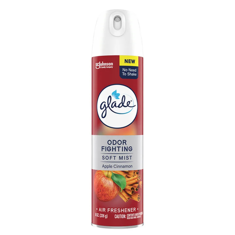 GLADE AIR FRESHENER SPRAY 8 OZ APPLE CINNAMON