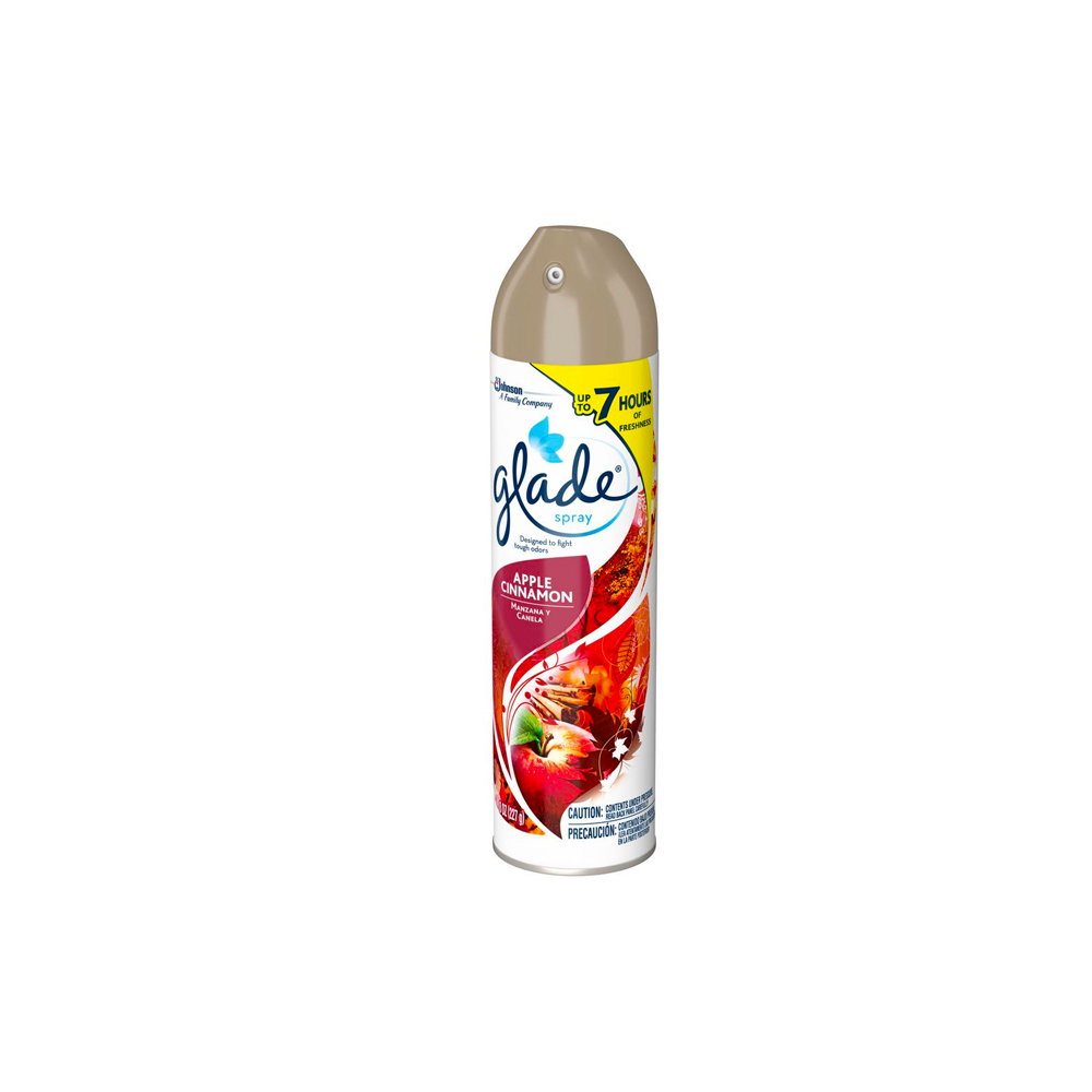GLADE AIR FRESHENER SPRAY 8 OZ APPLE CINNAMON
