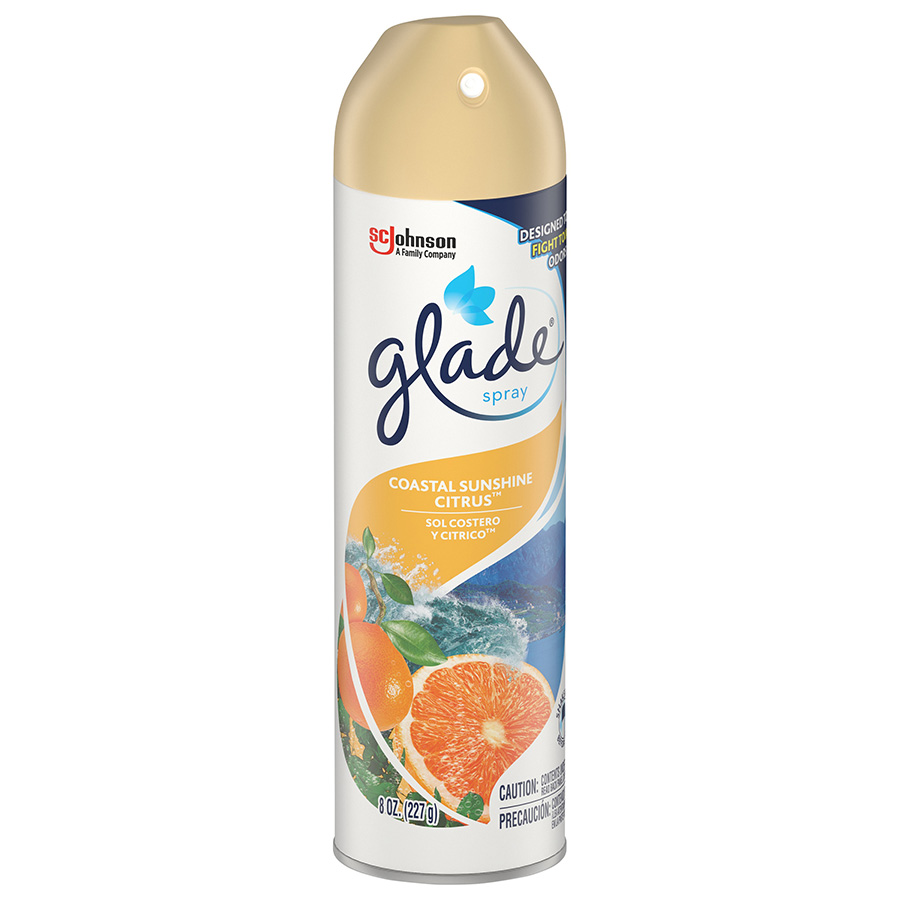 GLADE AIR FRESHENER SPRAY 8 OZ COASTAL SUNSHINE CITRUS