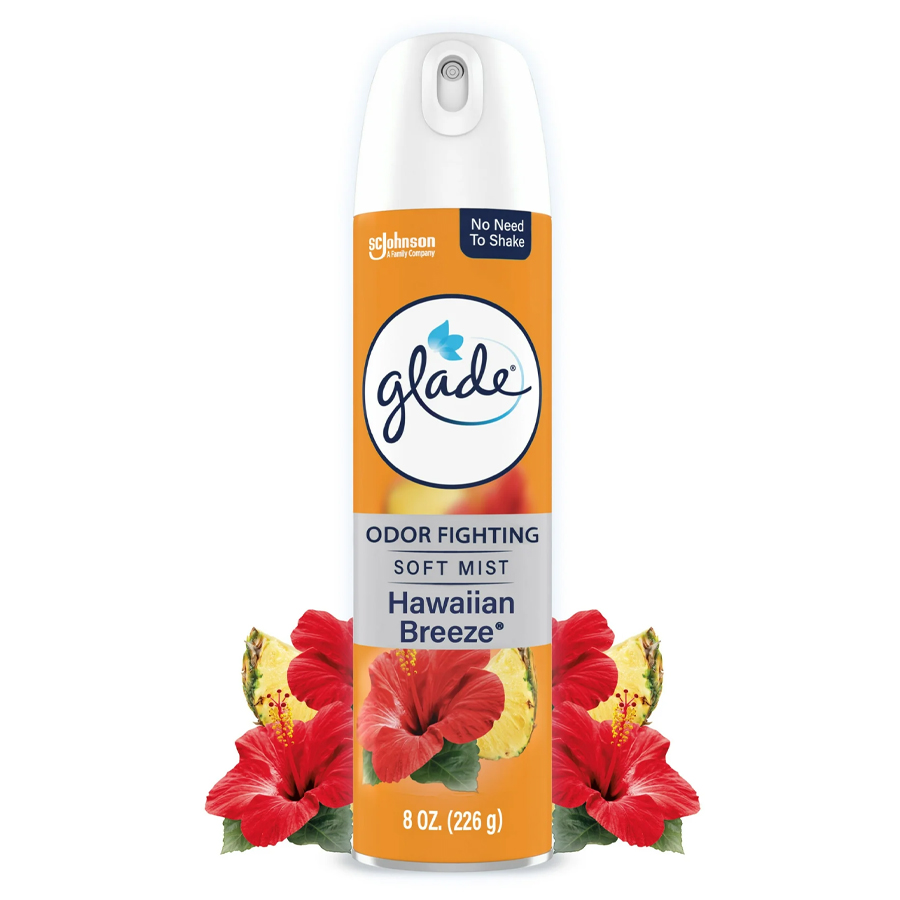 GLADE AIR FRESHENER SPRAY 8 OZ HAWAIIAN BREEZE