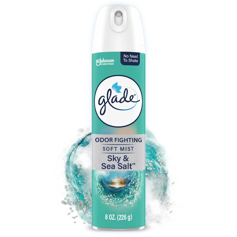 GLADE AIR FRESHENER SPRAY 8 OZ SKY SEA SALT