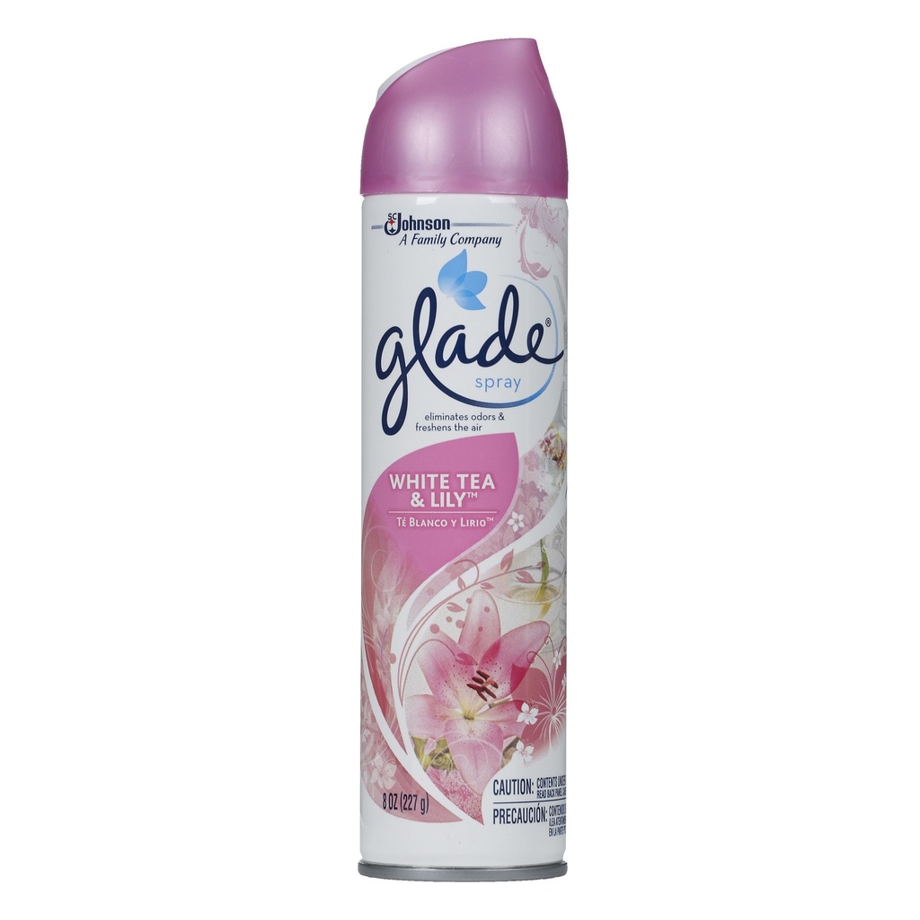 GLADE AIR FRESHENER SPRAY 8 OZ TEA & LILY