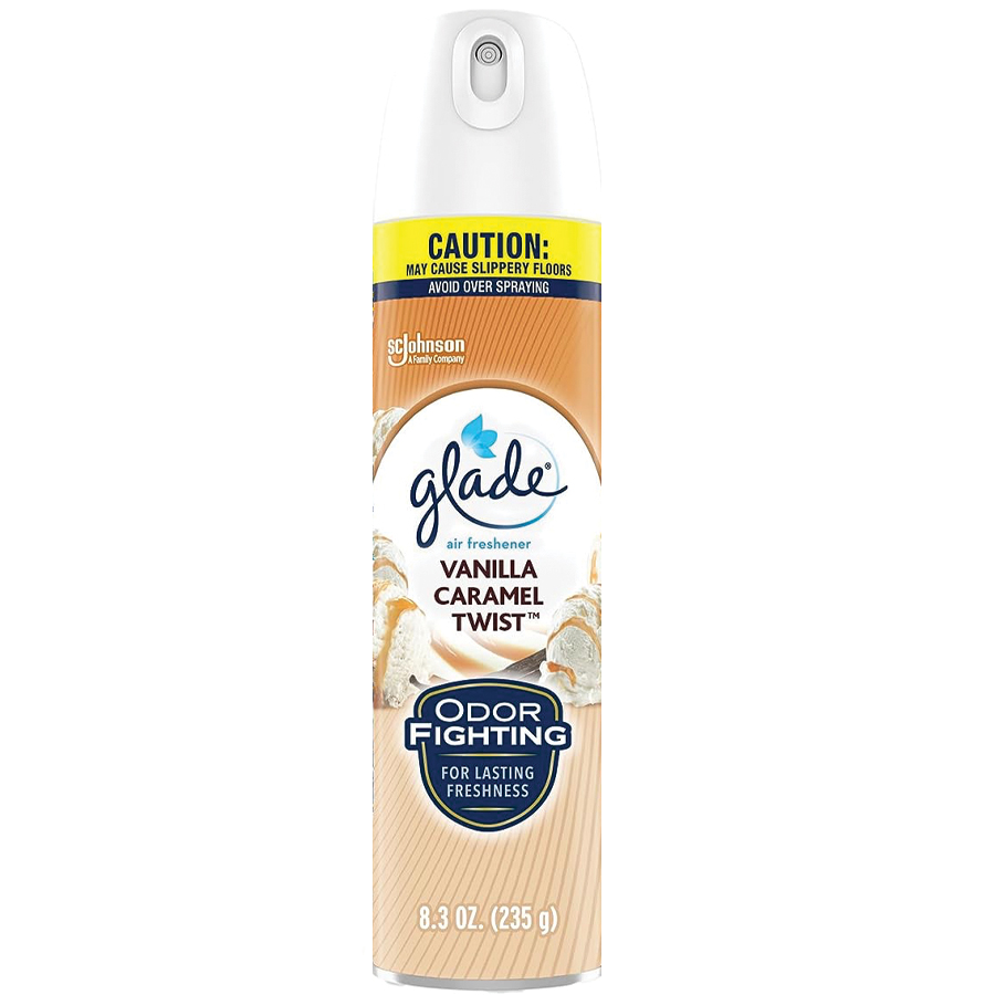 GLADE AIR FRESHENER SPRAY 8.3 OZ VANILLA CARAMEL TWIST