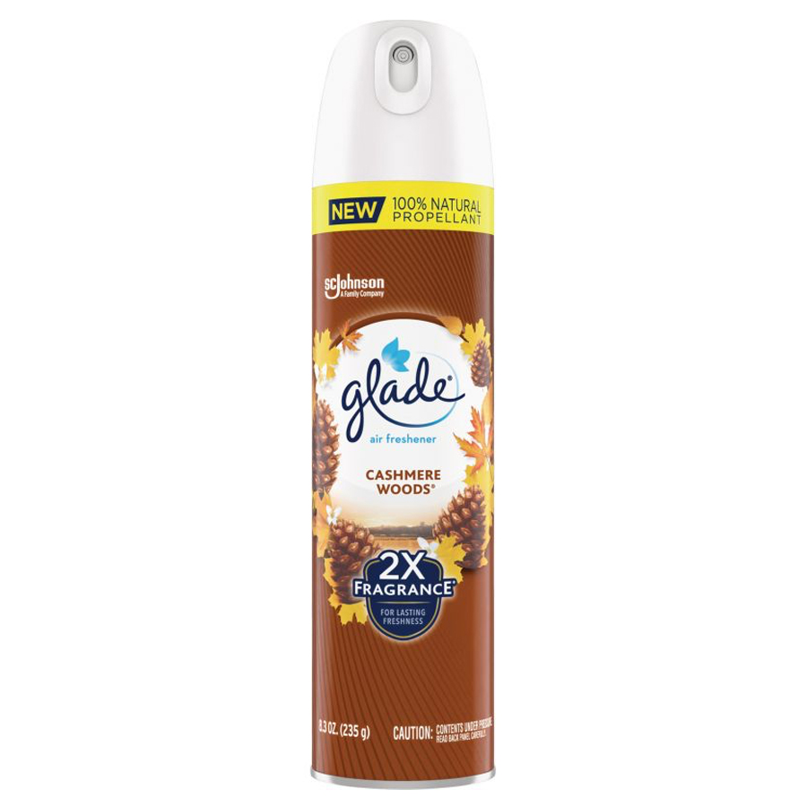 GLADE AIR FRESHENER SPRAY 8.3 OZ CASHMERE WOODS