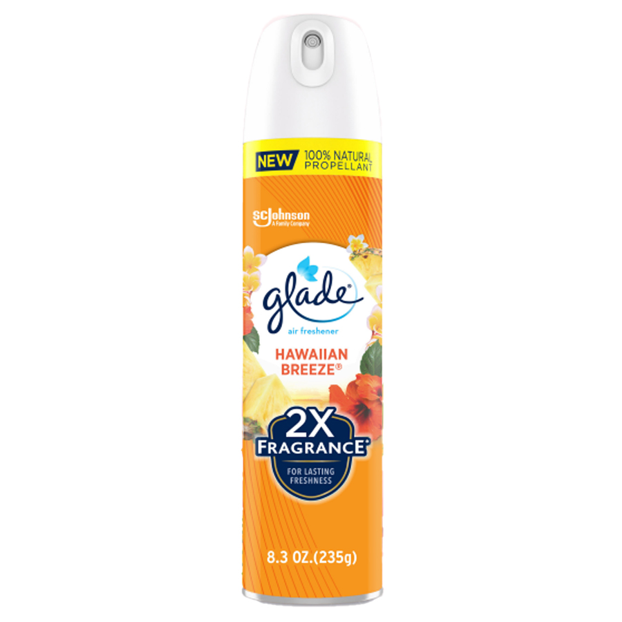 GLADE AIR FRESHENER SPRAY 8.3 OZ HAWAIIAN BREEZE