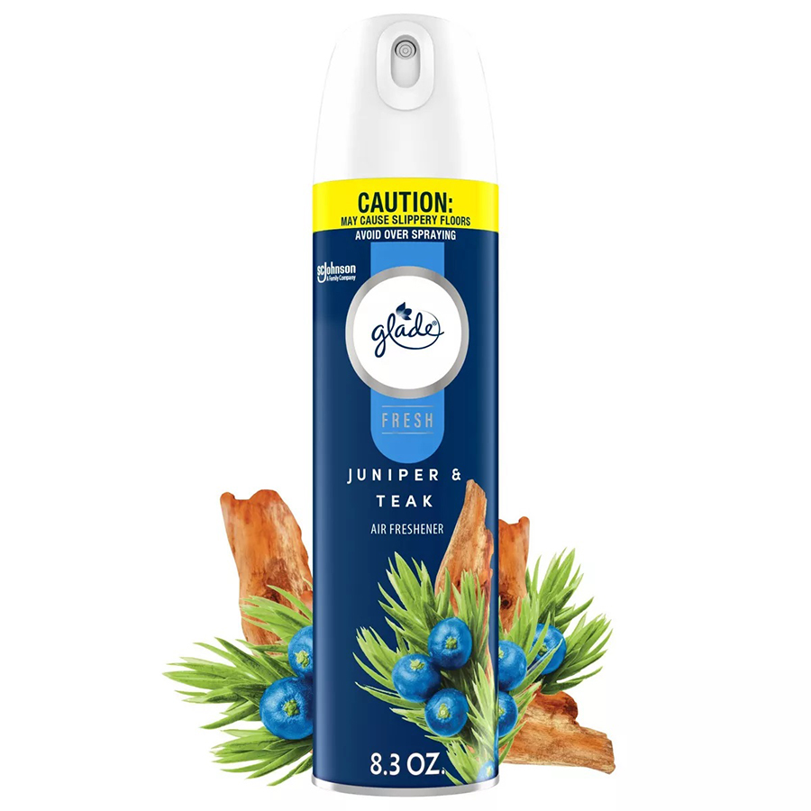 GLADE AIR FRESHENER SPRAY 8.3 OZ JUNIPER AND TEAK