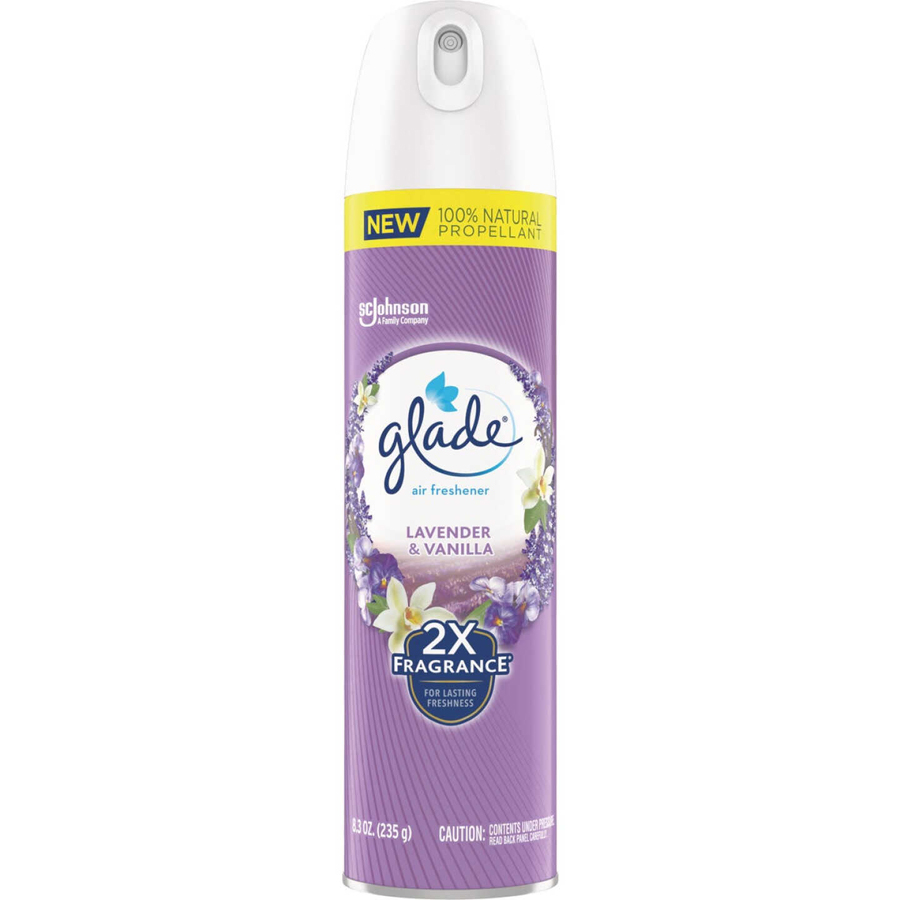 GLADE AIR FRESHENER SPRAY 8.3 OZ LAVENDER & VANILLA