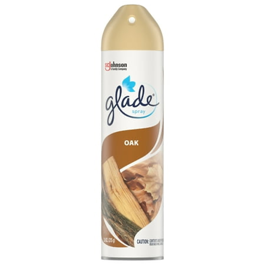 GLADE AIR FRESHNER SPRAY 7.6 OZ OAK