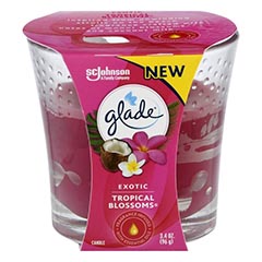 GLADE CANDLE SCENTED 3.4 OZ TROPICAL BLOSSOM