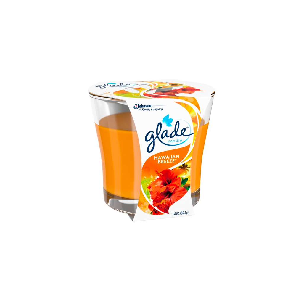 GLADE CANDLE SCENTED 4.08 OZ HAWAIIAN BREEZE