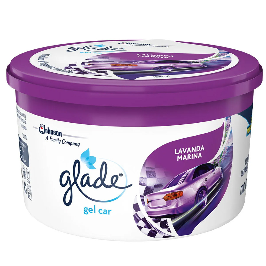 GLADE CAR AIR FRESHENER GEL 70 G LAVANDA MARINA