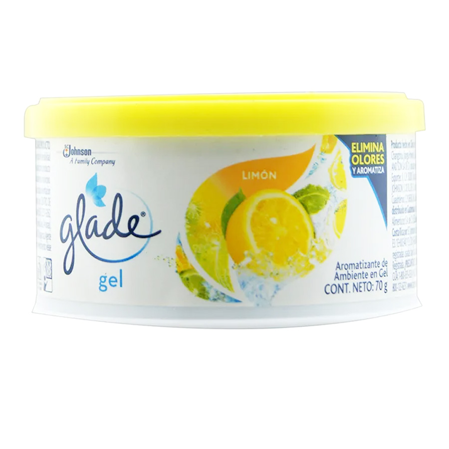 GLADE CAR AIR FRESHENER GEL 70 G LEMON