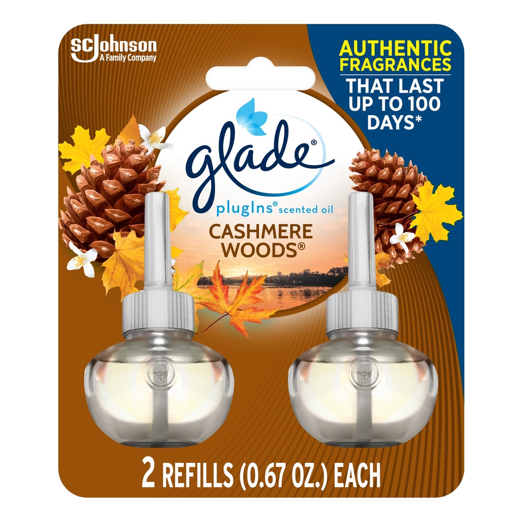 GLADE PISO 0.67 OZ 2 PK CASHMERE WOODS