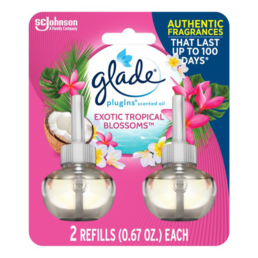GLADE PISO 0.67 OZ 2 PK TROPICAL BLOSSOM