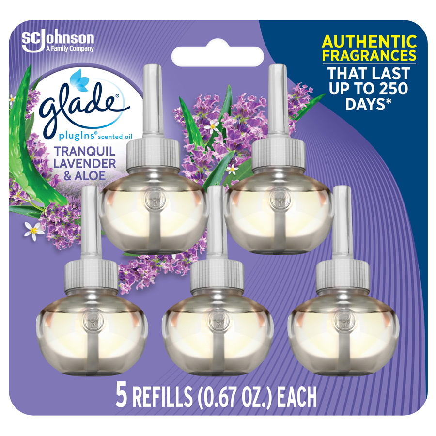 GLADE PISO 0.67 OZ 5 PK TRANQUIL LAVENDAR & ALOE